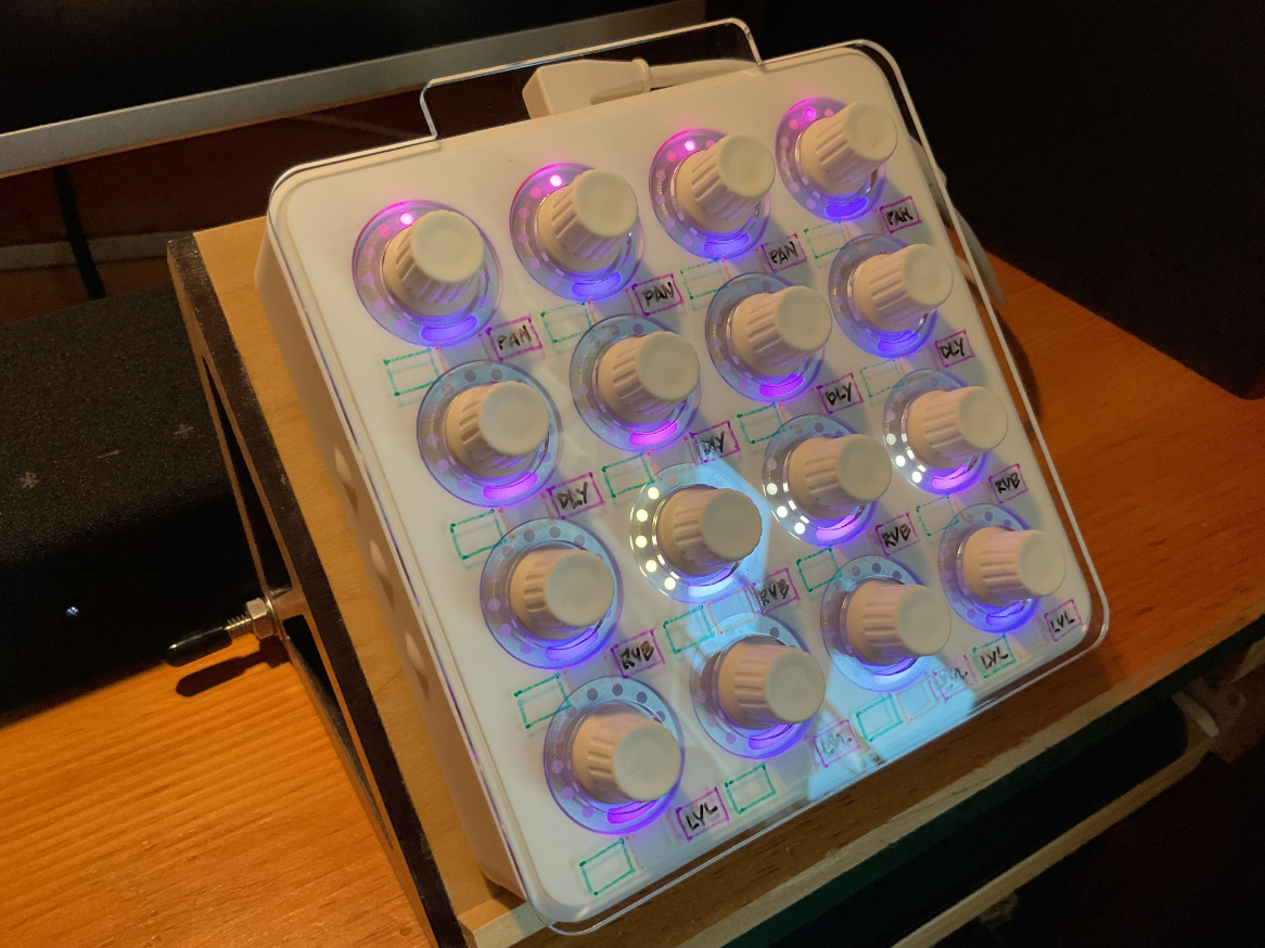 MIDI Fighter Twister Stand and Overlay